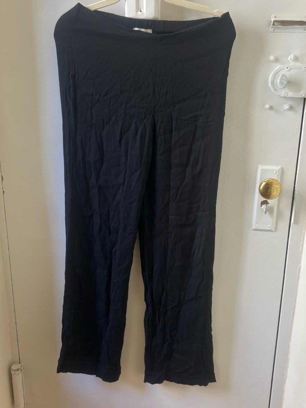 ReformationBlack Wide-Leg Women's Pants